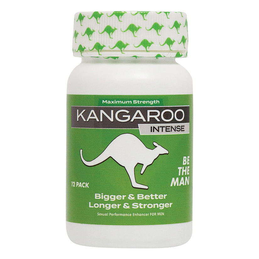 Kangaroo "Green" Intense For Him 12 Count Bottle