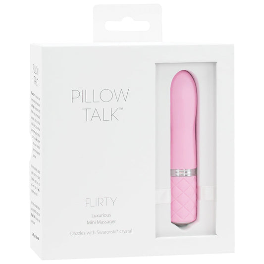 Pillow Talk Flirty Mini Massager-Pink 4.25