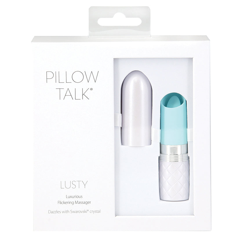 Pillow Talk Lusty Flickering Massager-Teal