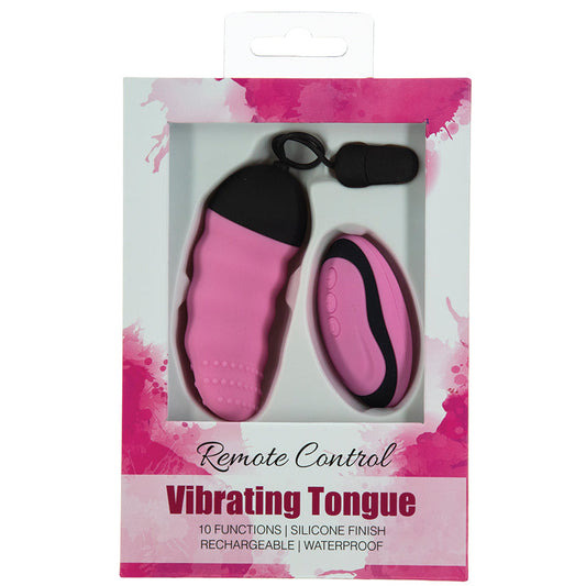 Remote Control Vibrating Tongue-Pink