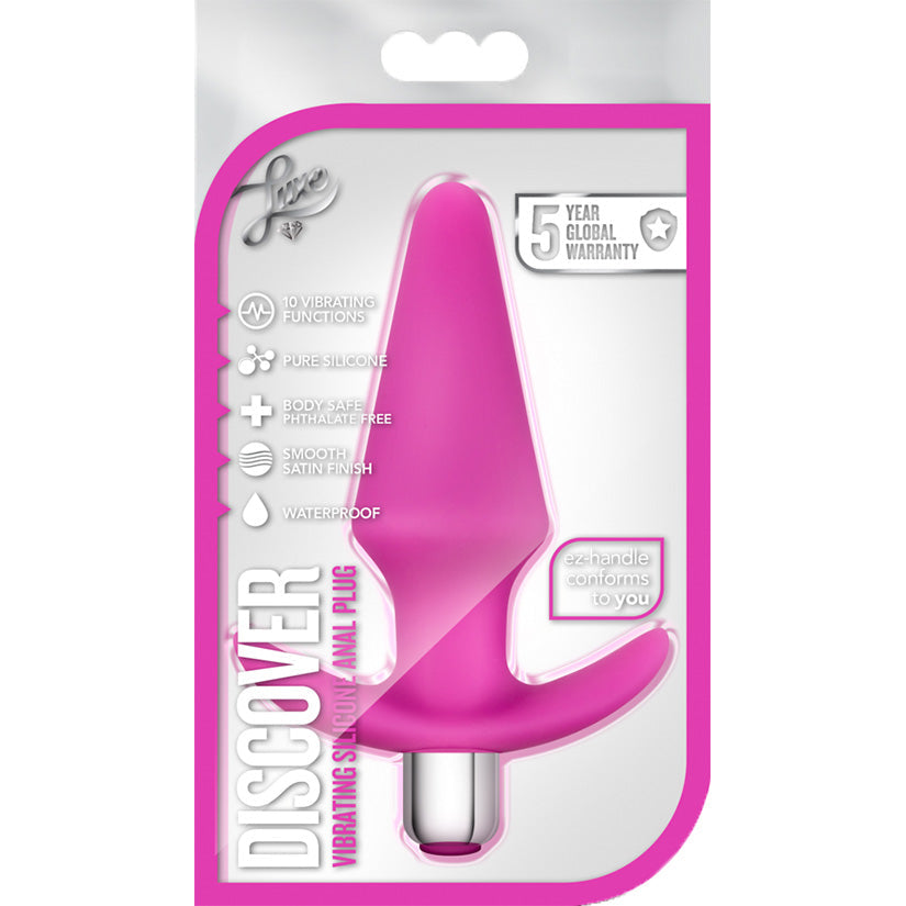 Luxe Discover Anal Plug-Pink