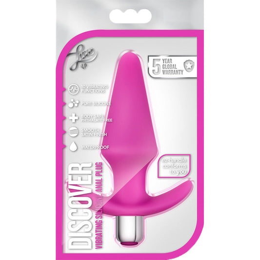 Luxe Discover Anal Plug-Pink