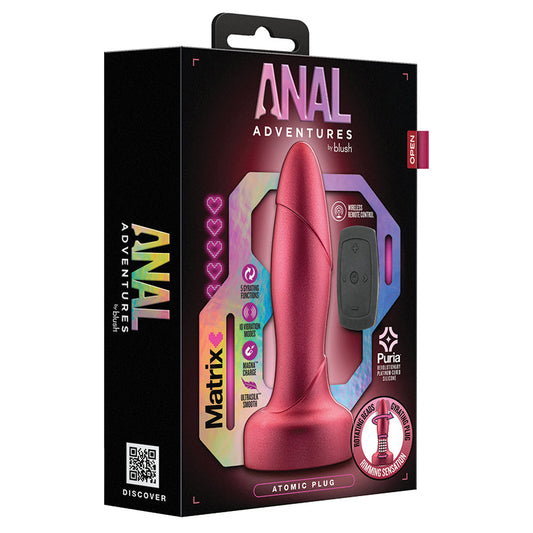 Anal Adventures Matrix Atomic Plug-Martian Wine