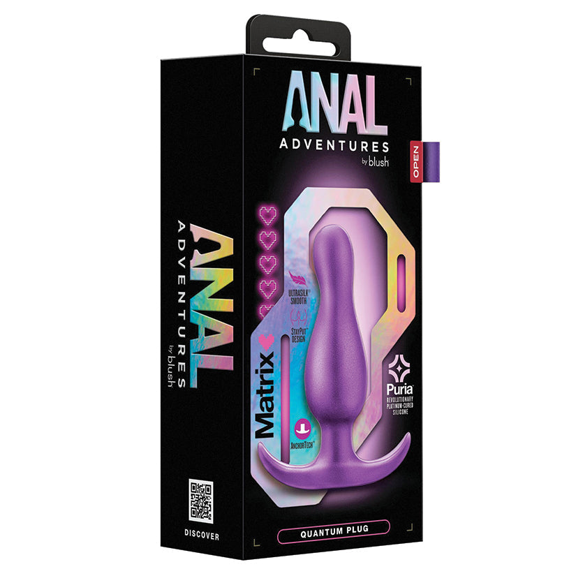 Anal Adventures Matrix Quantum Plug-Purple