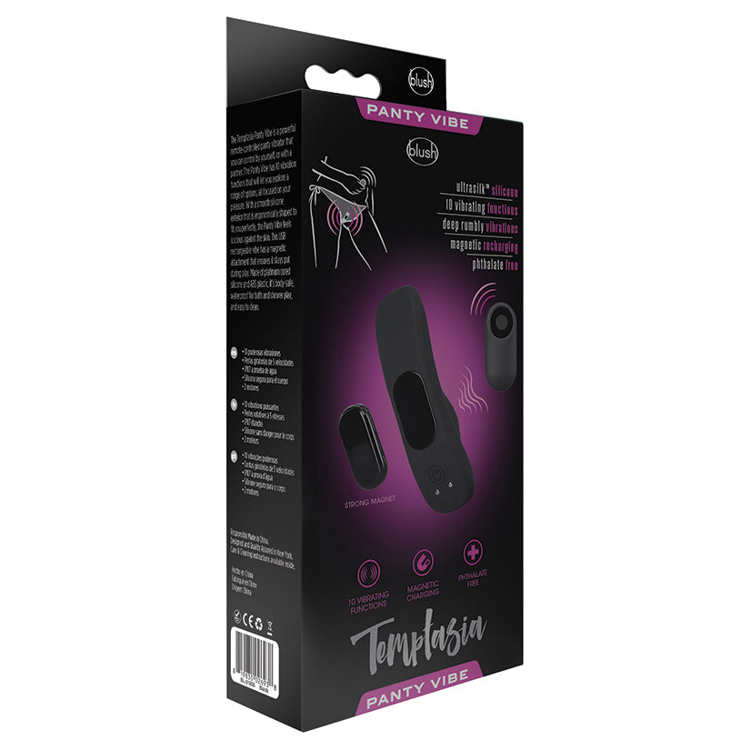 Temptasia Remote Control Panty Vibe-Black