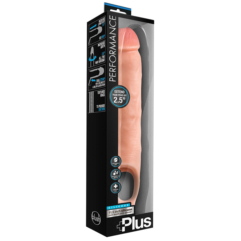 Performance Plus Sheath Penis Extender-Vanilla 11.5