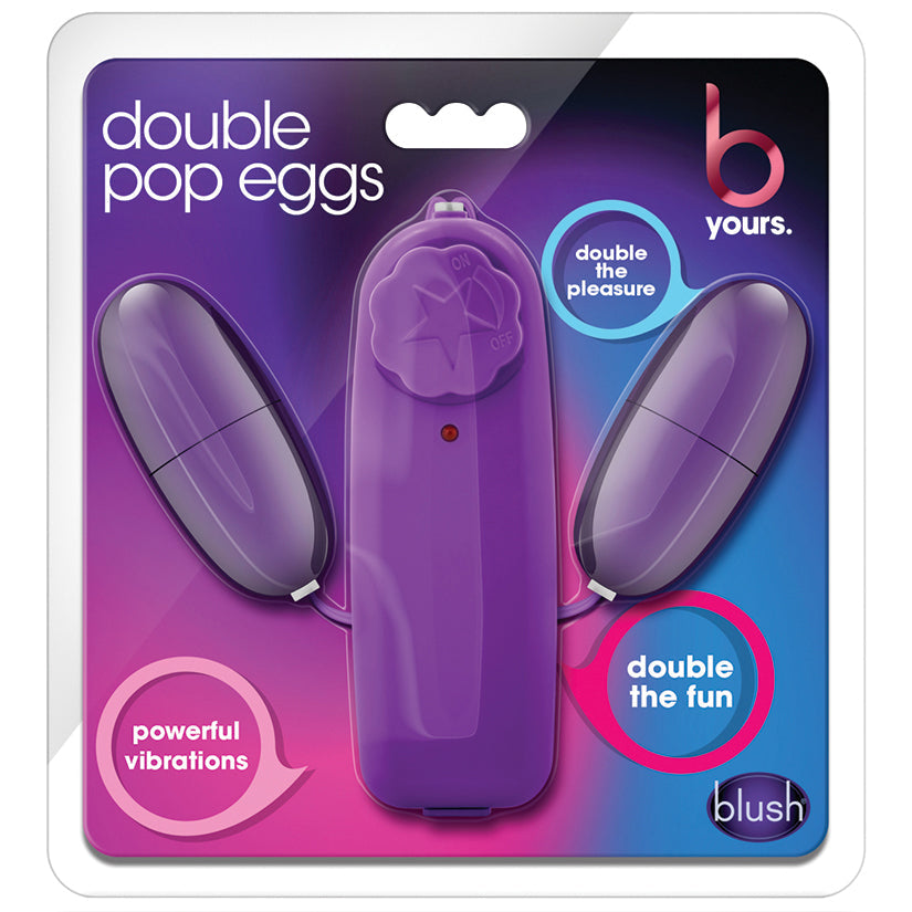 B Yours. Double Pop Eggs-Plum