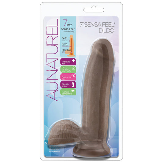 Au Naturel Sensa Feel Dildo-Chocolate 7