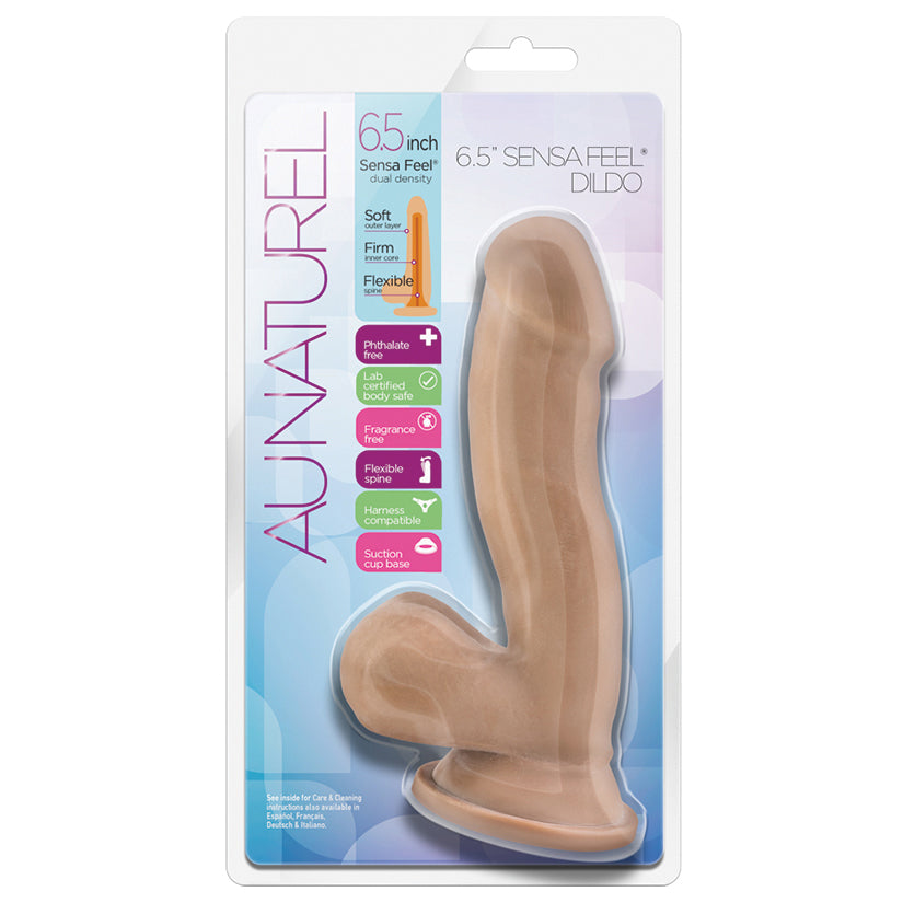 Au Naturel Sensa Feel Dildo-Latin 6.5