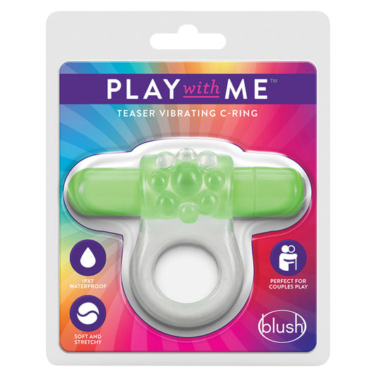 Play with Me Teaser Vibrating C-Ring €“Green