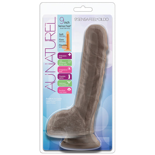 Au Naturel Sensa Feel Dildo-Chocolate 9