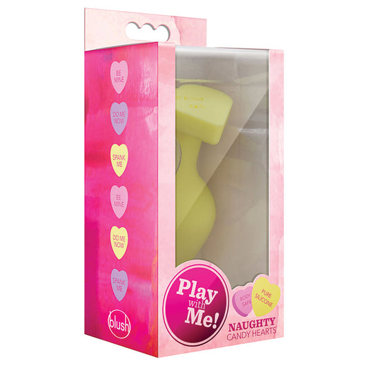 Play With Me Candy Hearts "Spank Me"-Yellow