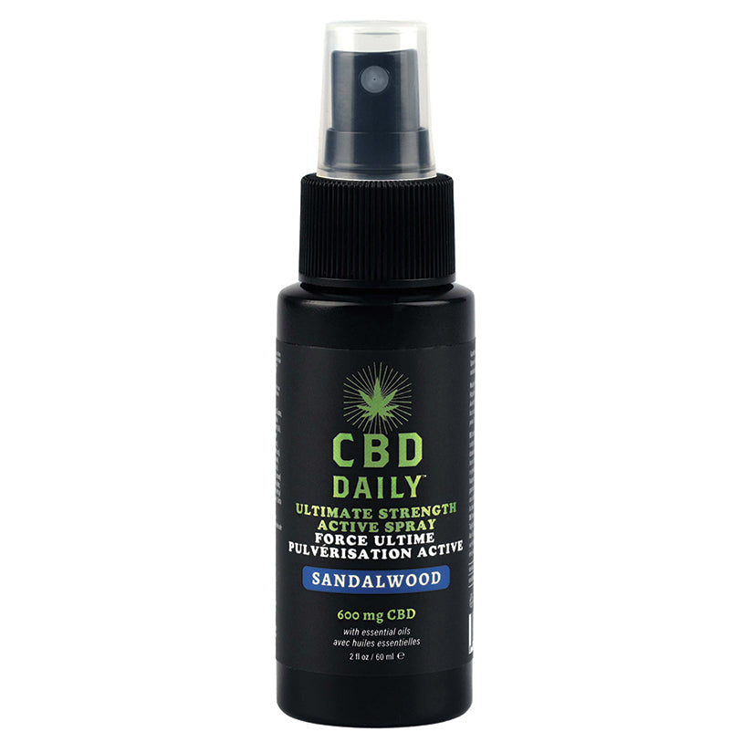 CBD Daily Ultimate Strength Spray-Sandalwood 2oz