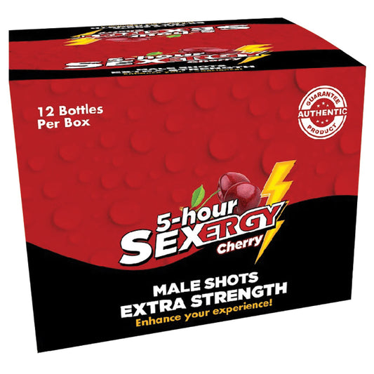 Sexergy Liquid Shot Male Display of 12