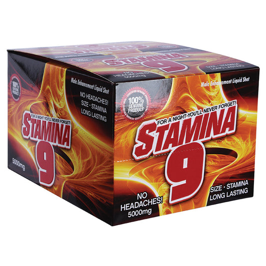 Stamina 9 Liquid Shot Display of 12