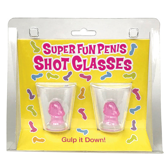 Super Fun Penis Shot Glasses 2pk