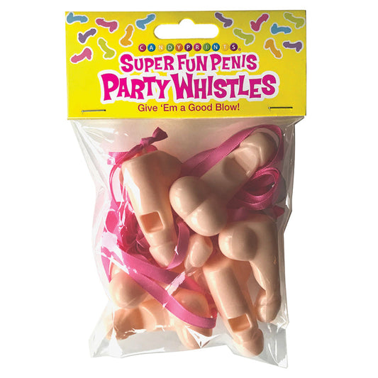 Super Fun Penis Party Whistles 6pk