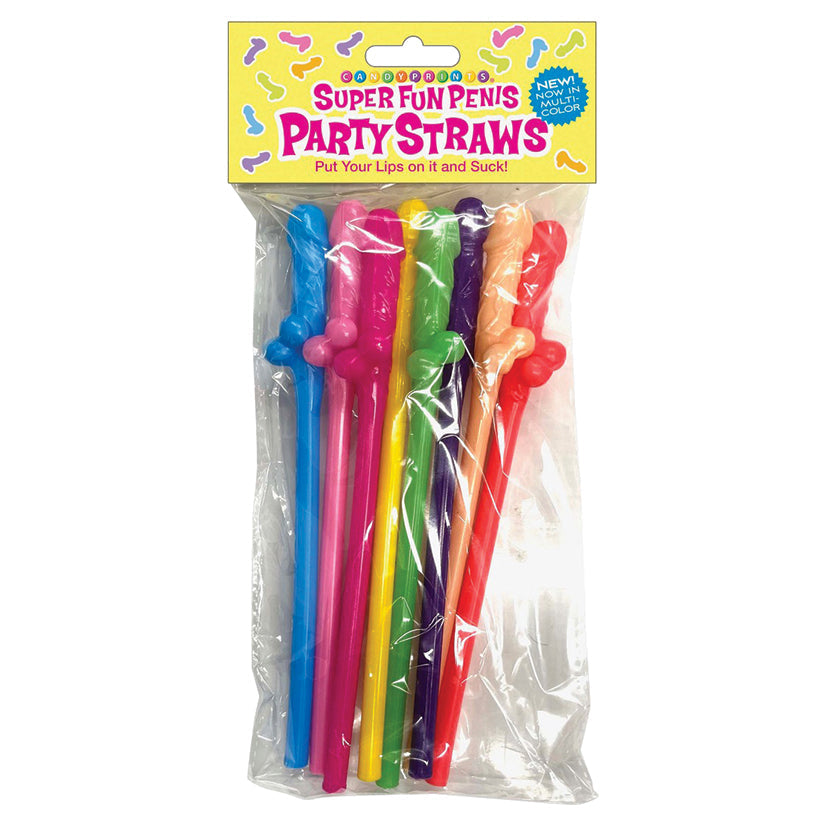 Super Fun Penis Straws Multicolor