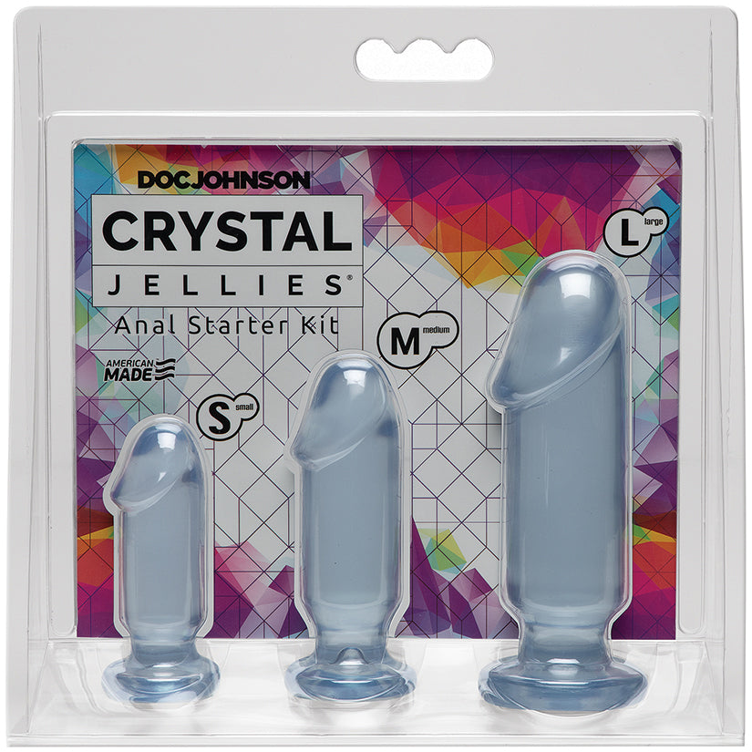 Crystal Jellies Anal Starter Kit-Grey