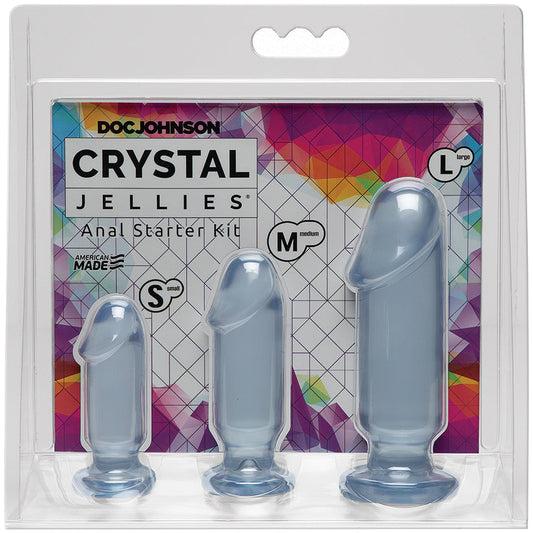 Crystal Jellies Anal Starter Kit-Grey