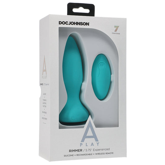 A-Play Rimmer Experienced Rechargeable Plug-Teal