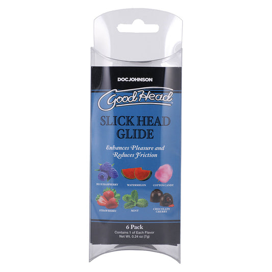 GoodHead Slick Head Glide Pack of 6 0.24oz