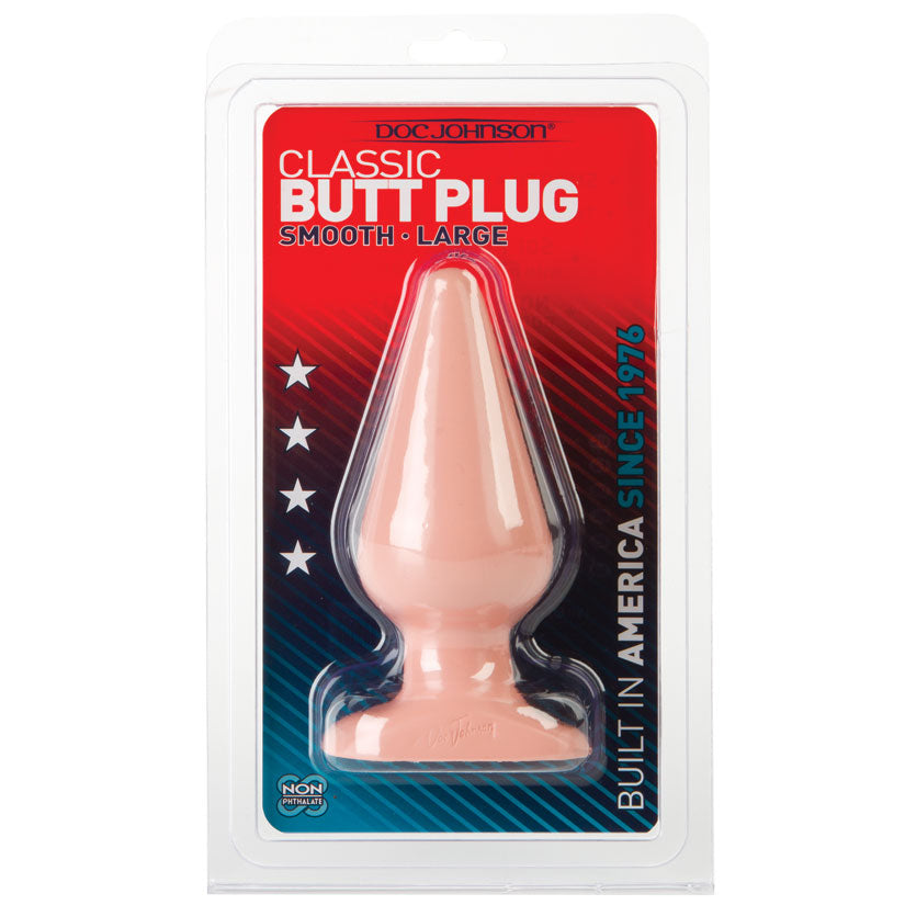 Classic Butt Plug Large-White