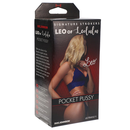 Signature ULTRASKYN Strokers Leo of Leolulu Pocket Pussy-Vanilla