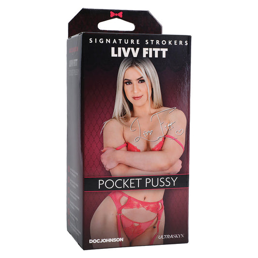 Signature Strokers Livv Fitt ULTRASKYN Pocket Pussy-Vanilla