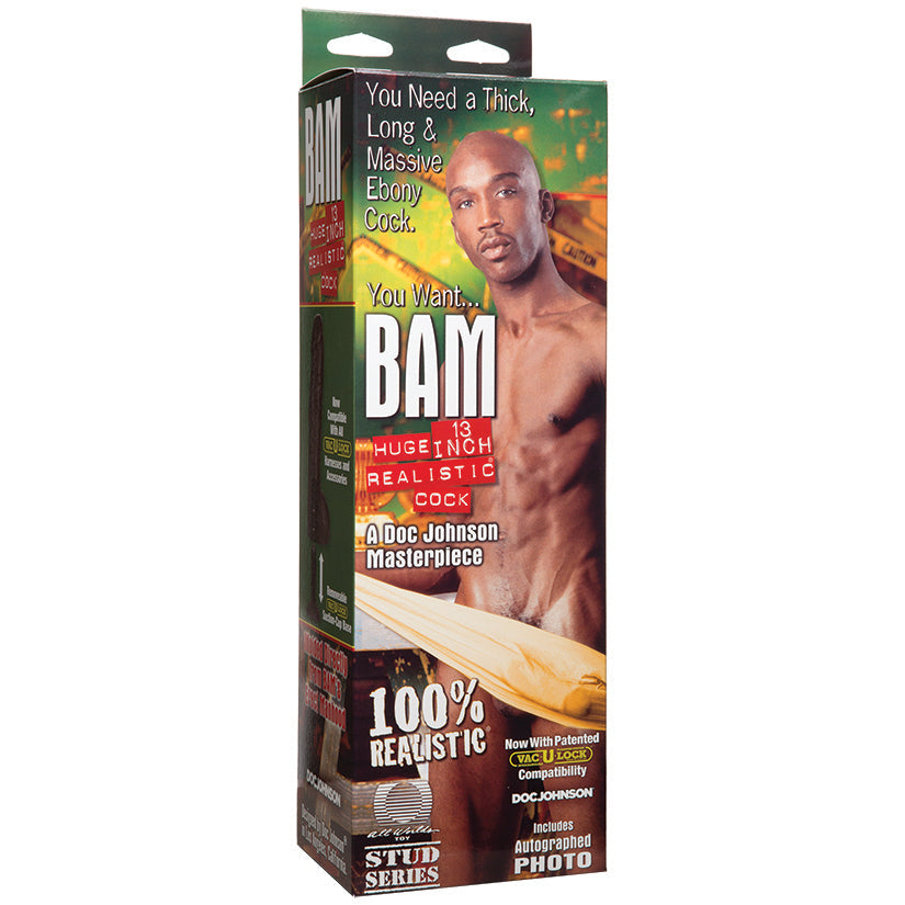 Bam Realistic Dong-Ebony 13