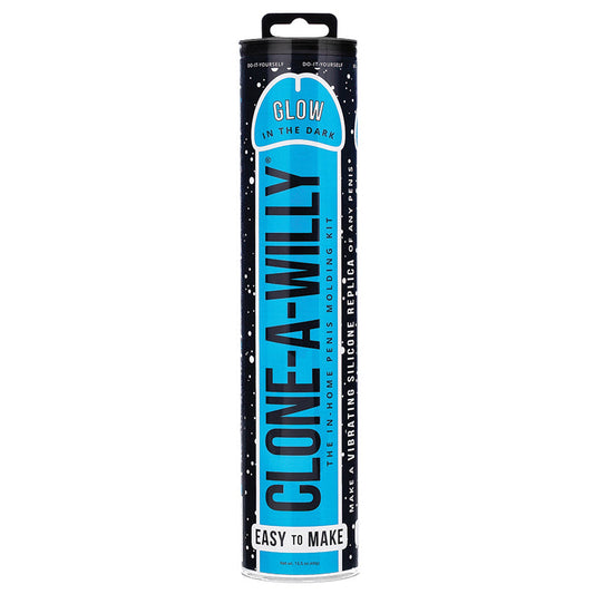 Clone-A-Willy Glow In The Dark Vibe Kit-Blue