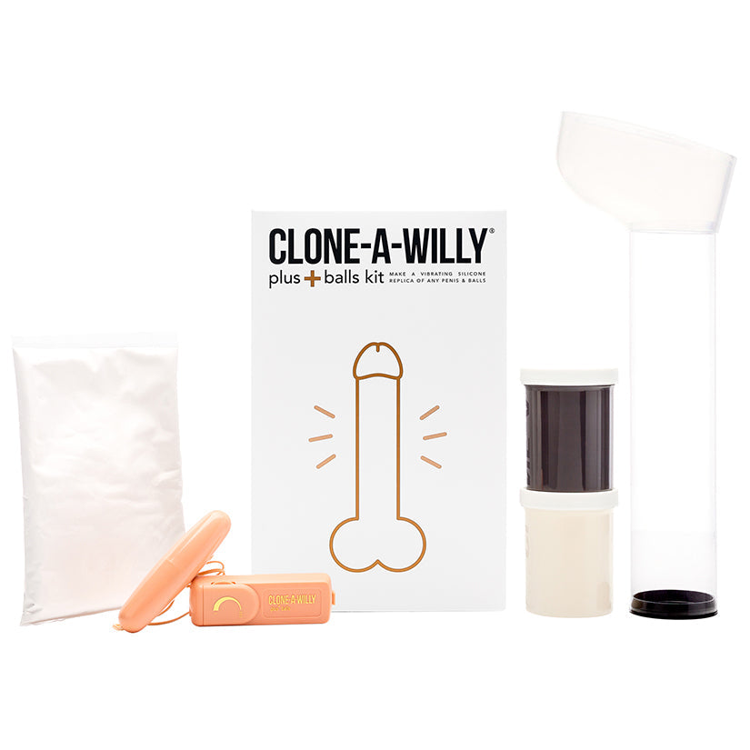 Clone-A-Willy Plus+ Balls Kit-Deep Skin Tone