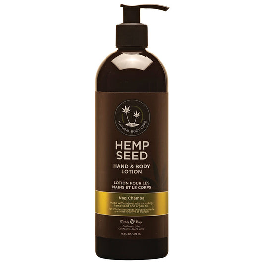 Earthly Body Hemp Seed Lotion-Nag Champa 16oz