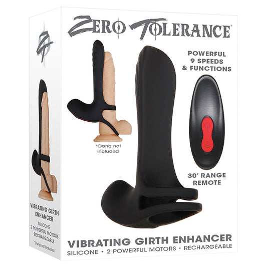 Zero Tolerance Vibrating Girth Enhancer-Black