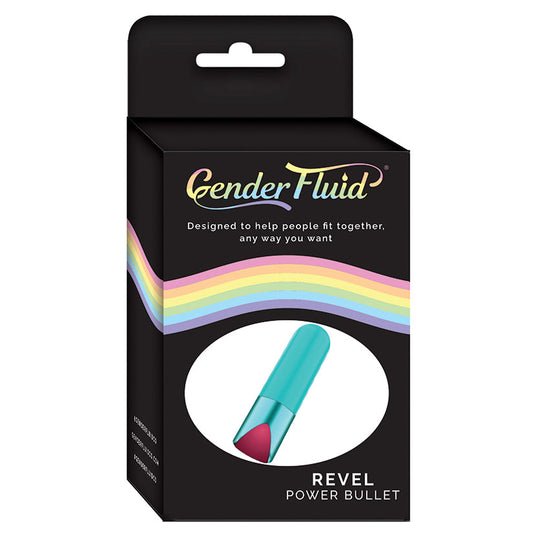 Gender Fluid Revel Power Bullet-Aqua