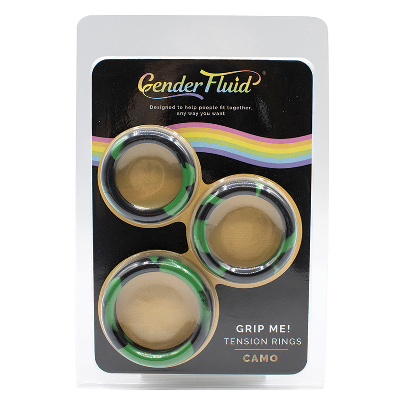 Gender Fluid Grip Me Tension Ring Set-Camo