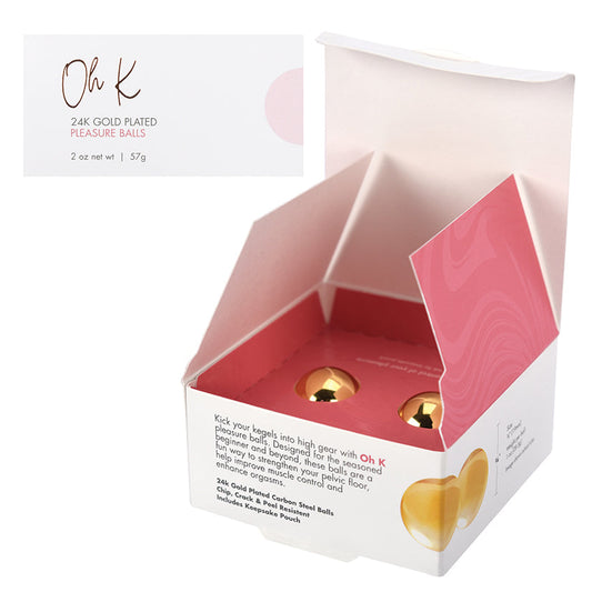 CG Pleasure Balls 24K Gold Plated (Set)