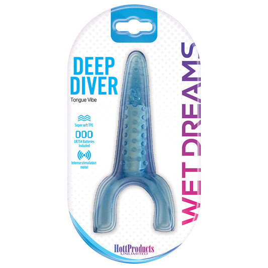 Tongue Star Deep Diver Vibrating Tongue-Blue