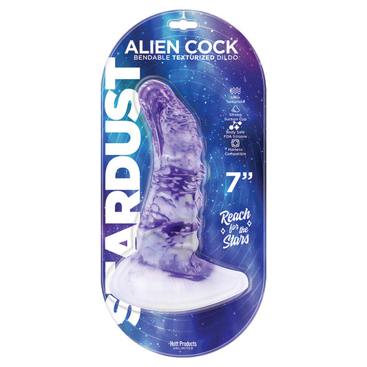 Stardust Alien Cock Silicone Textured Dildo 7