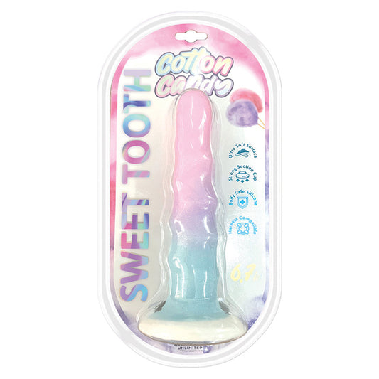 Cotton Candy Dildo-Sweet Tooth 6.7