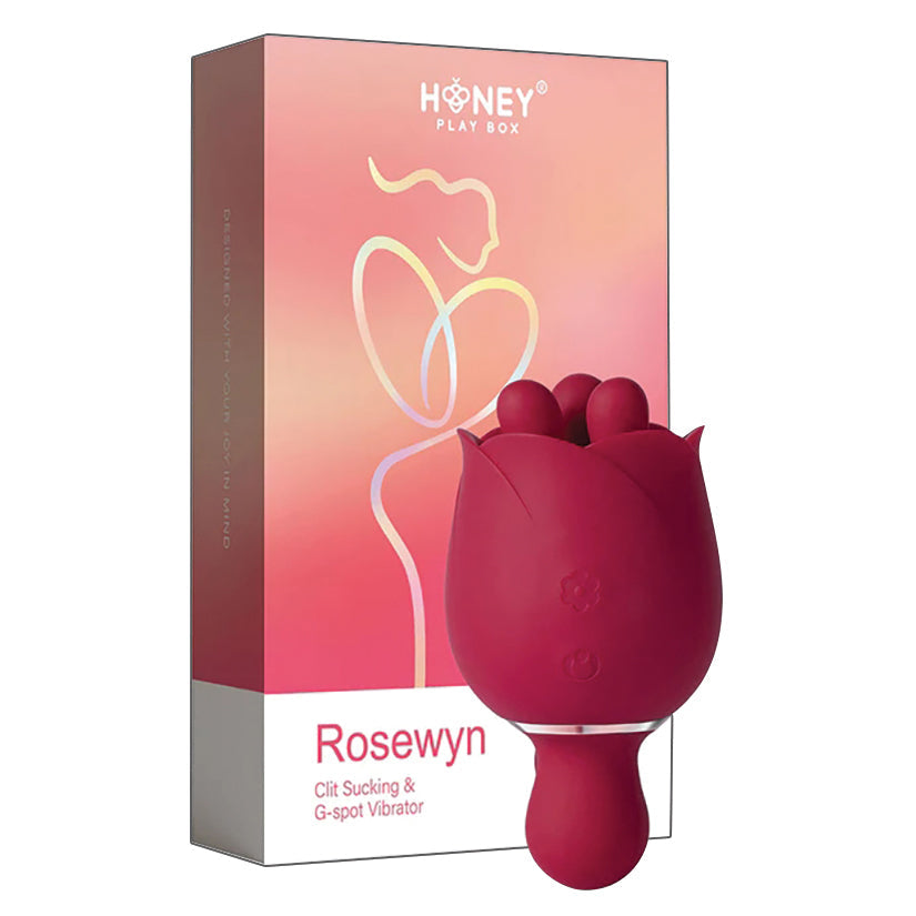 Honey Play Box Rosewyn - Rotating Rose Toy Vibrator & Pinpoint Stimulator