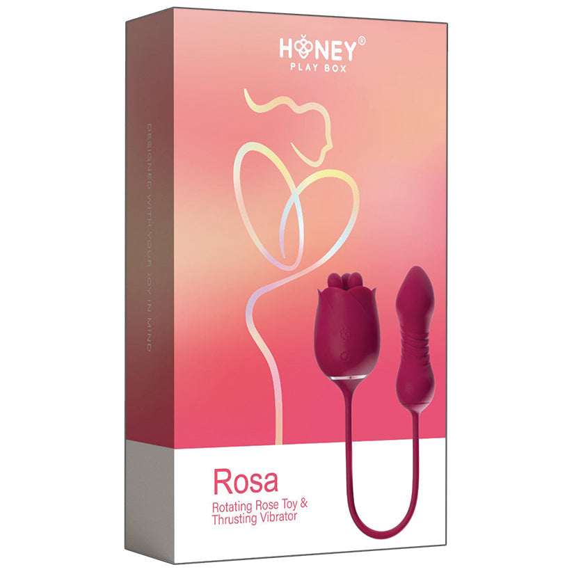 Honey Play Box Rosa -
Rotating Rose Toy & Thrusting VibratorÊ