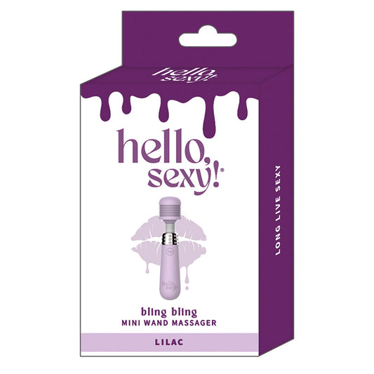 Hello Sexy Bling Bling Mini Wand-Lilac