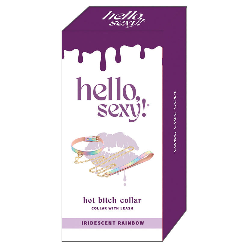 Hello Sexy Hot Bitch Collar and Leash