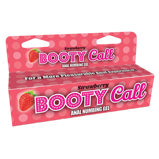 Bootycall Anal Numbing Gel-Strawberry 1.5oz