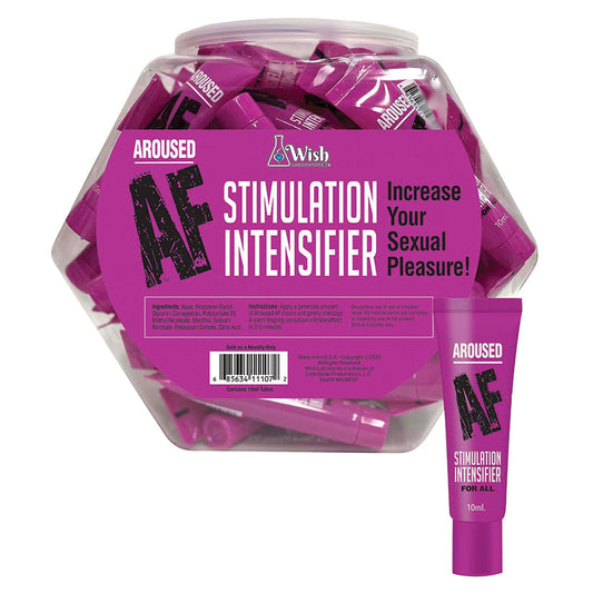 Aroused AF Stimulation Intensifier 10ml Fishbowl of 65pcs