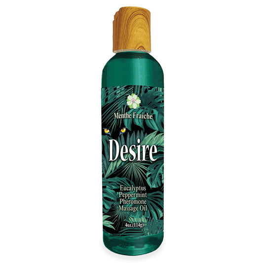 Desire Pheromone Massage Oil-Eucalyptus & Peppermint 4oz