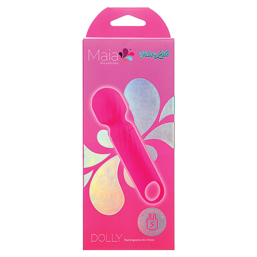 Maia Vibelite Dolly Rechargeable Silicone Mini Wand-Pink