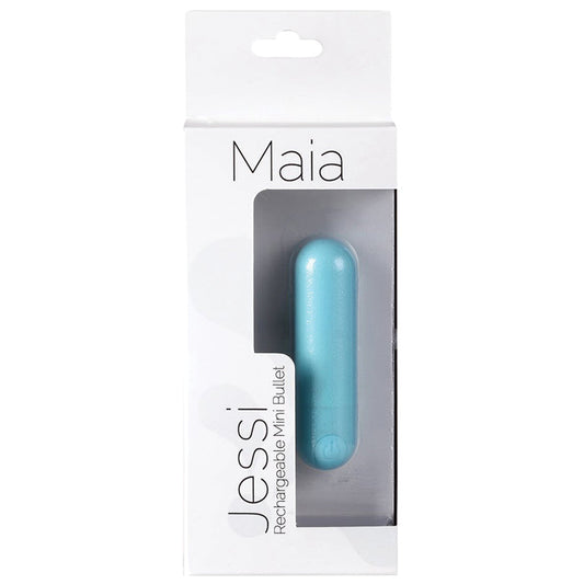 Maia Jessi Rechargeable Mini Bullet-Teal