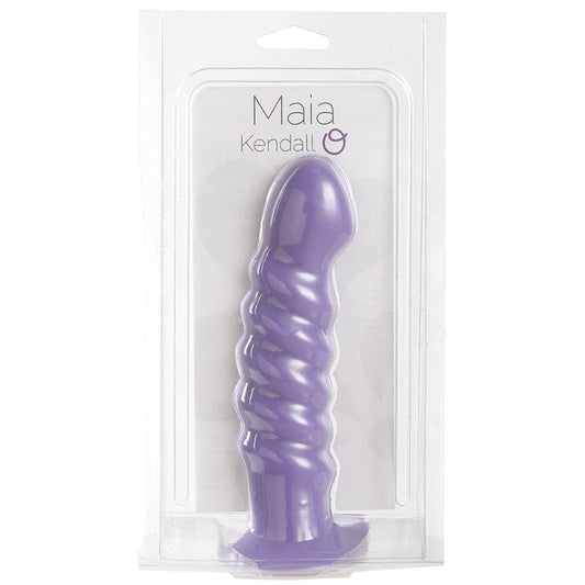 Maia Kendall Silicone Swirl Dong-Neon Purple 8